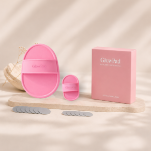 GlowPad Hair Remover Starter Pack - pink