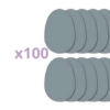 Large crystal discs x100
