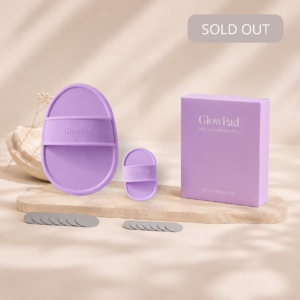 GlowPad Hair Remover Starter Pack - purple